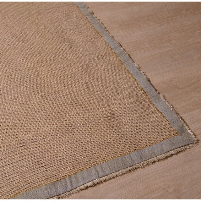 Beige Stubb Rug in Beige Wool and Linen by Gunilla Lagerhem Ullberg for Kasthall, 2010s For Sale - Image 8 of 10