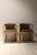 Vintage Danish Modern Oak Barrel Back Chairs | Scandinavian Lounge Armchairs Pair For Sale - Image 9 of 10