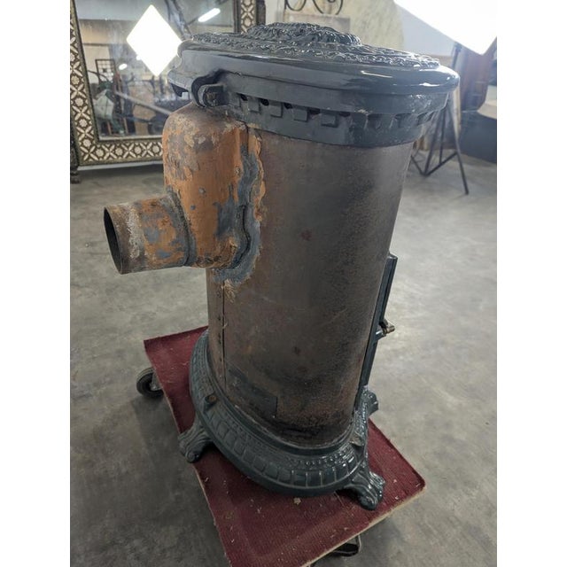 Wood Stove in Cast Iron and Steel from Godin For Sale - Image 8 of 12