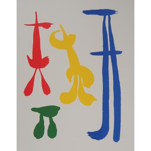 Joan Miró, Surrealist Family, Signed Lithograph For Sale - Image 4 of 6