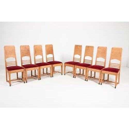 Art Nouveau Chairs from Alfred Grenander, Set of 8 For Sale - Image 13 of 13