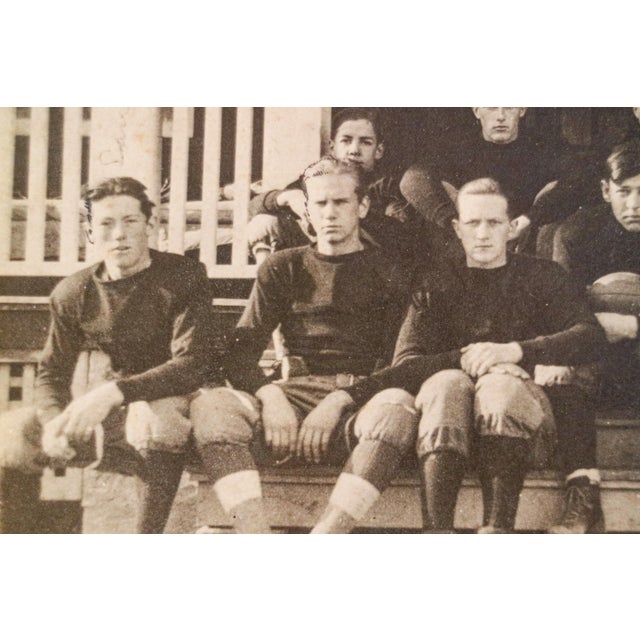 Amazing Game Played Antique Canvas Youth Football Pants Sports Team Memorabilia Man Cave Decor For Sale - Image 13 of 14