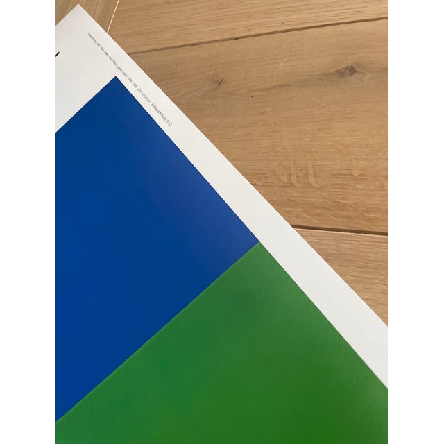 Green Ellsworth Kelly (1923-2015), Blue, Green,Red I, 1964-65, Copyright Ellsworth Kelly, 2012 Exhibition Poster,, Printed in the Netherland For Sale - Image 8 of 9