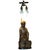 Chinese Carved Rootwood Table Lamp with Statue of Buddha, 1780-1800 For Sale - Image 12 of 12
