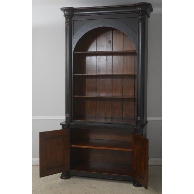 Traditional Heidi Steinberg Collection Monumental Arched Open Bookcase For Sale - Image 3 of 16