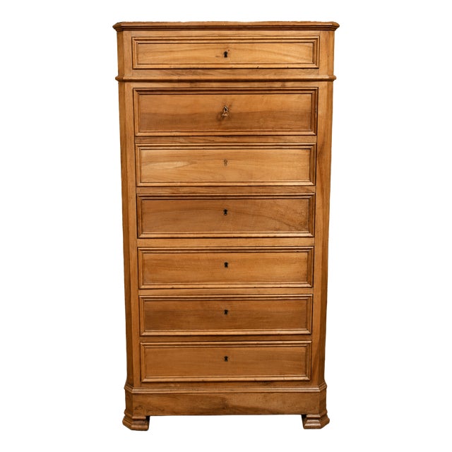 Antique Louis-Philippe Secretaire in Walnut, 1800s For Sale