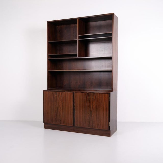 Model 5 Bookcase in Rosewood by Gunni Omann for Poul Hundevad, 1960s For Sale - Image 10 of 14