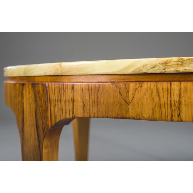 1960s Mid-Century Coffee Table in Onyx from Ilse Mobel, 1960s For Sale - Image 5 of 16