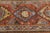 Tribal Rug & Kilim’s Soumak Style Rug in Orange and Gold Medallion Pattern For Sale - Image 3 of 6