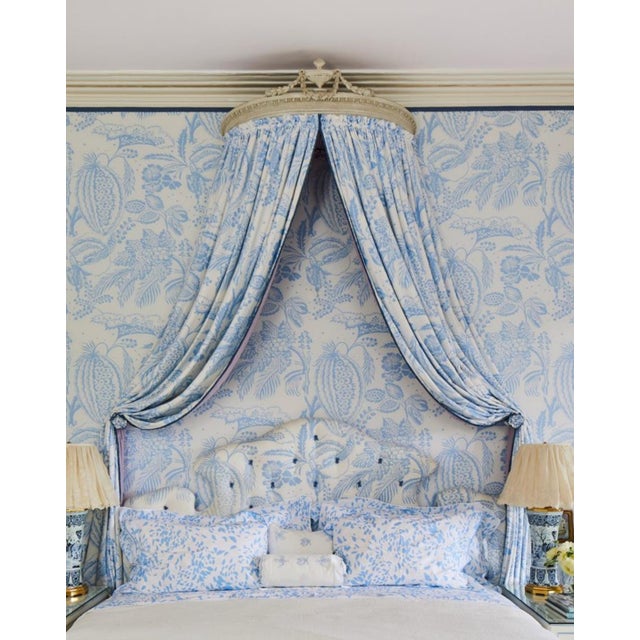 Edward Ferrell & Manuel Canovas Cream Coral Pali Print Sofa For Sale - Image 12 of 12