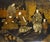 Antique Japanese Black Lacquered Chinoiserie Gilt Painted Jewelry Box For Sale - Image 11 of 16