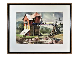 Ralph Ledesma, Landscape with House, California