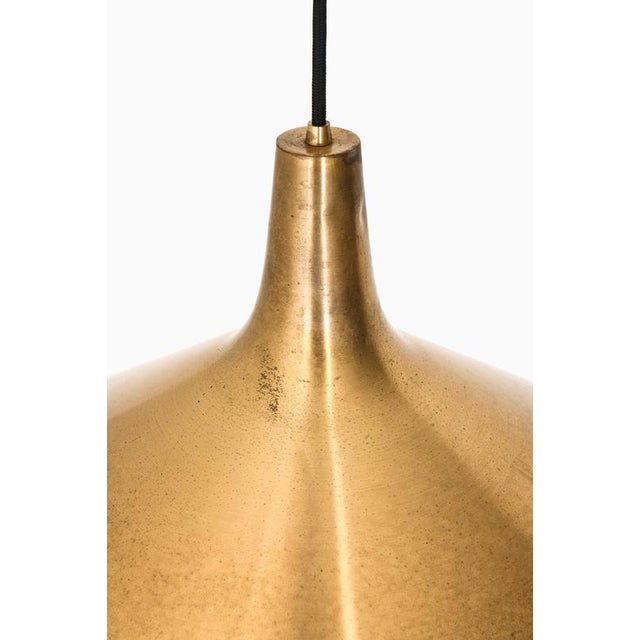Scandinavian Modern Ceiling Lamp in Brass by Thomas Valentiner, 1960s For Sale - Image 3 of 7