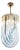 Aquamarine Murano Glass Triedri Curvati Chandelier from Venini, Italy, 1980s For Sale