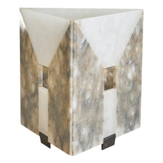 1970s Italian 'Etrusca' Alabaster Table Lamp by Angelo Mangiarotti for Skipper For Sale
