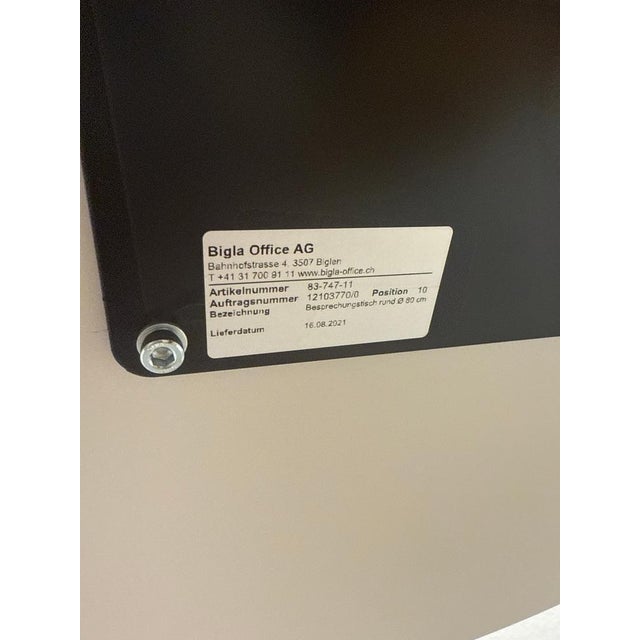 Adjustable Bigla Table in Black from Bigla For Sale - Image 5 of 6