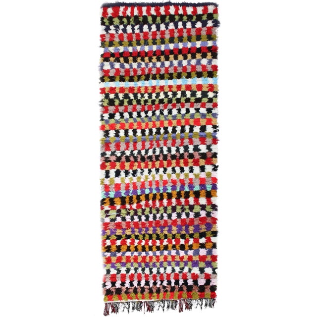 Mid 20th Century Vintage Moroccan Rug - 8' X 3'2'' For Sale In New York - Image 6 of 6