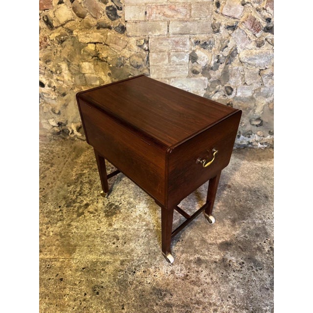Vintage Danish Sewing Table, 1950s For Sale - Image 14 of 18