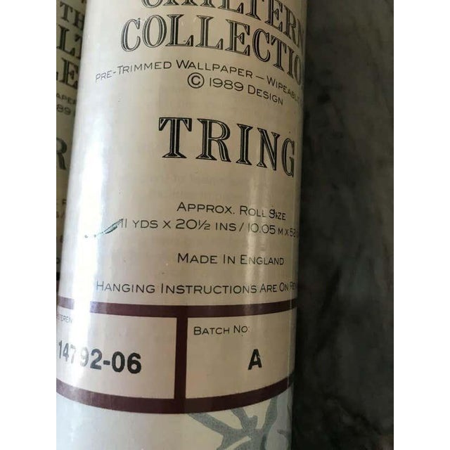 French Provincial Brunschwig & Fils Blue Floral Chiltern Tring Wallpaper Hand-Printed in England - 3 Rolls For Sale - Image 3 of 5