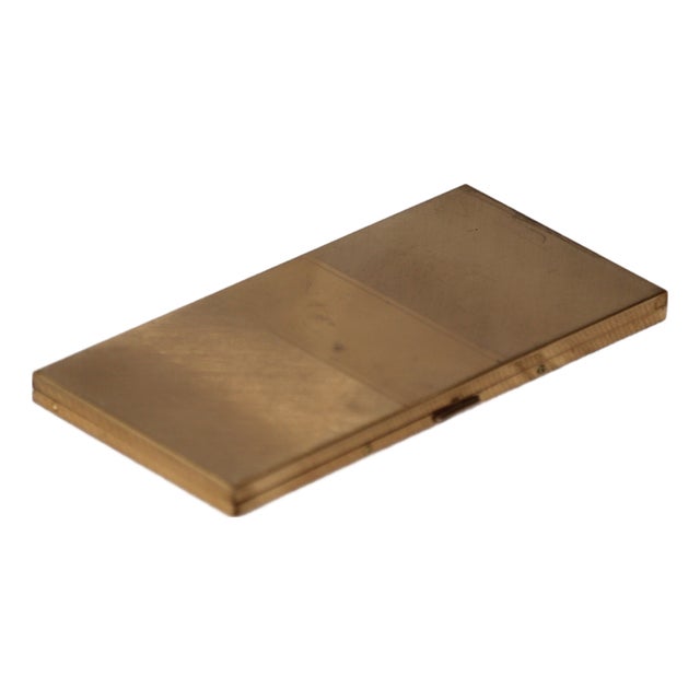 Vintage Cigarette Case in Metal, 1970s For Sale