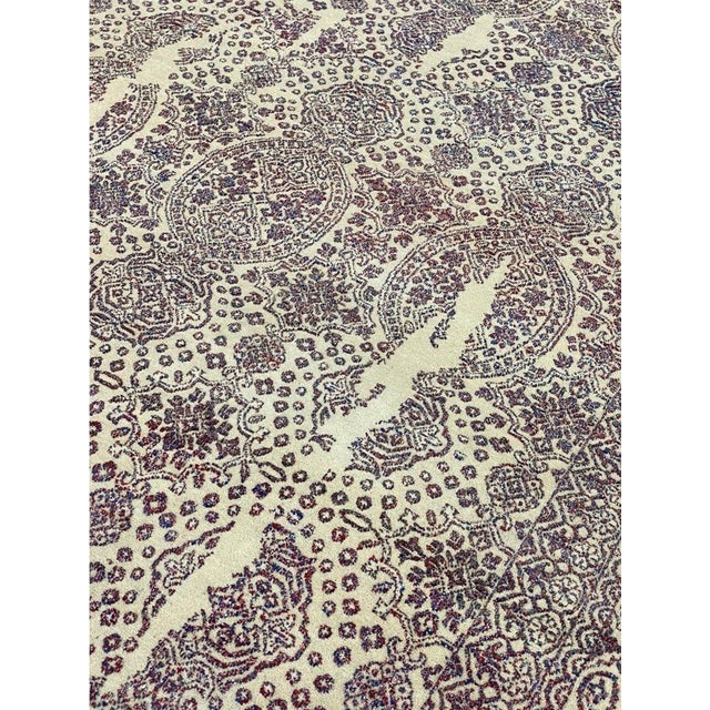 Textile 1990s Handwoven Transitional Area Rug 9x12 For Sale - Image 7 of 12