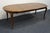 High End Vintage Solid Oak Early American Traditional 88" Oval Dining Table For Sale - Image 4 of 11