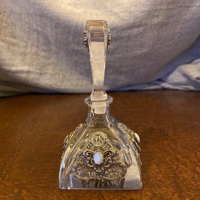 Add an opulent, Gothic Revival statement to your vanity, dressing table, or perfume collection with this gorgeous 1990s...