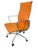 This Herman Miller Executive Height Aluminum Group Chair in Orange Leather is a rare color. It is everything loved about...