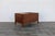 Mid-Century Modern Walnut Coffee Table With Leather Magazine Holder & Brass Casters, C. 1960s For Sale - Image 9 of 18