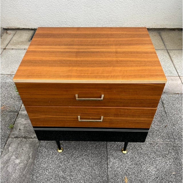 Very pretty art deco bedside tables, small chests of drawers