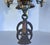 Green 1930s Art Deco Skyscraper Slip Shade Chandelier For Sale - Image 8 of 16