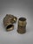 A European lion-head covered container, probably dating to the late nineteenth or early twentieth century, fashioned in...