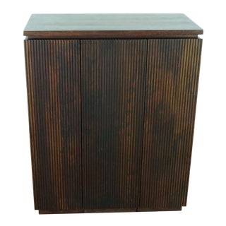 Crate & Barrel Monaco Bar Cabinet For Sale