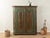 Antique farmhouse cupboard from the 18th century. Hand-painted softwood body with two cupboard doors, two drawers and...