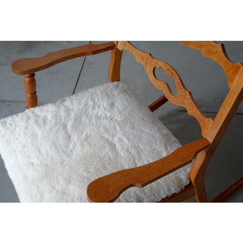 Vintage Danish Rocking Chair by Henning Kjærnulf, 1950s For Sale - Image 11 of 16