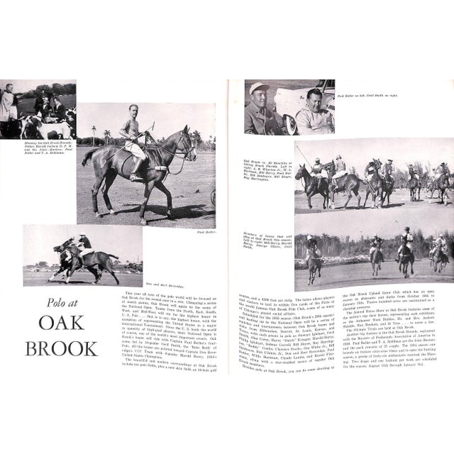 White Polo Magazine Summer-Fall 1955 Blind Brook Polo Club Purchase, New York Program For Sale - Image 8 of 18
