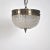 Glass and Brass Pendant Lamp, 1950s For Sale - Image 4 of 8