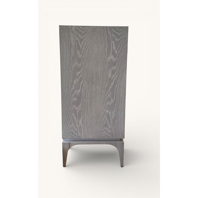 John Richard Organic Modern Cosmos Gray Oak Sideboard Credenza For Sale - Image 9 of 15