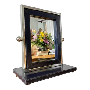 Vintage Postmodern Makeup Vanity Small Table Mirror