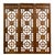 Late 19th Century Antique Chinese Handcrafted 3 Panel Wooden Screen/Room Divider For Sale - Image 12 of 13