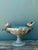 Vintage Glazed Ceramic Floral Bird Urns - A Pair For Sale - Image 10 of 12
