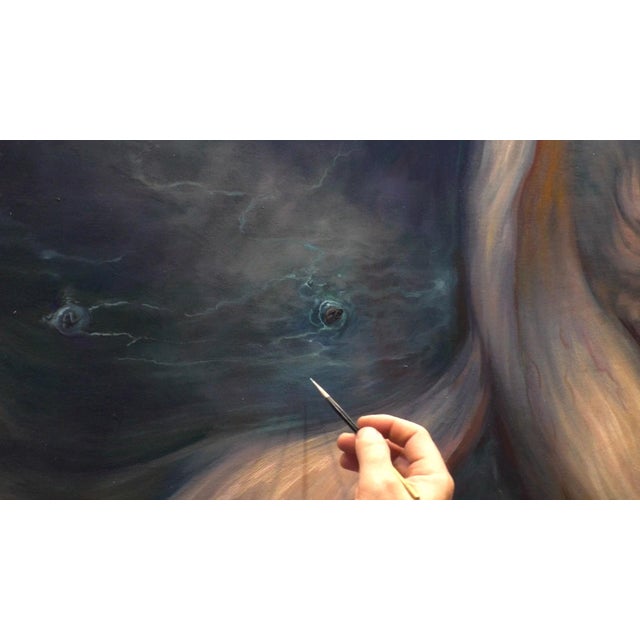 In "Anthesis," a figure gracefully suspended in mid-air embodies a sense of serenity and transformation. Soft, flowing...
