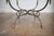 French Mid-Century Coffee or Low Table With Wrought Iron Base and Glass Top For Sale - Image 10 of 11