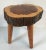 Mid 20th Century Vintage Live Edge Cedar Stool For Sale - Image 5 of 9