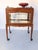 French Walnut Trolly Cart Display Lift Off Serving Tray Dessert Stand Side Table For Sale - Image 10 of 12