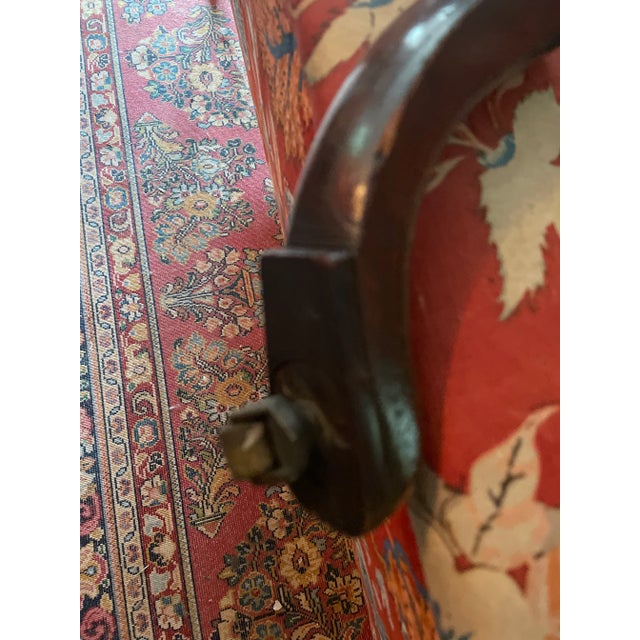 Antique Mahogany Dumb Waiter Silent Butler Three Tier Server For Sale - Image 10 of 12