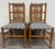 Vintage Colonial Style Spindle Back Upholstered Dining Chairs - Set of 4 For Sale In Kansas City - Image 6 of 13