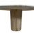Mid-Century Modern Round Travertine Dining Table, 1970s