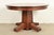 An outstanding antique Mission or Arts & Crafts period quarter sawn oak pedestal extension dining table In the manner of...