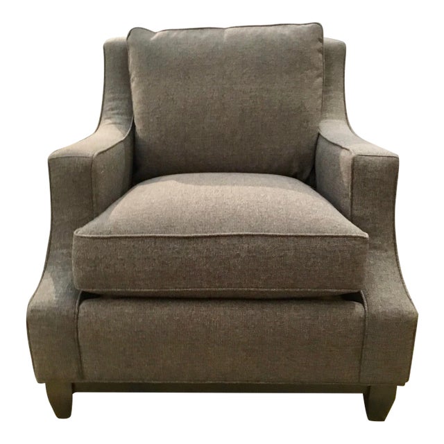 Hickory White Modern Gray Club Chair 133lw01r For Sale